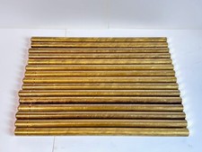 Messing Rund Material 15 x Stab Ø 15,25mm Drehen 300mm Ms58 Stange Drehmaschine