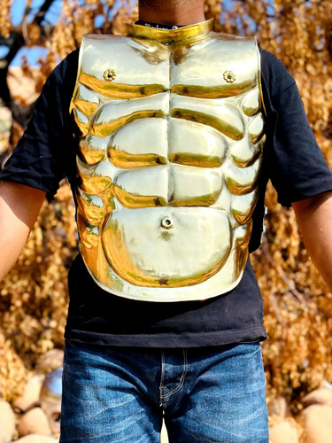 Brustpanzer muskeljacke voll - brustpanzer,