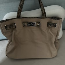 Aigner große Handtasche Sand