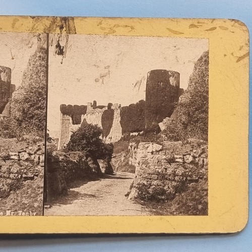 Tenby pembrokeshire stereoview - tenby,