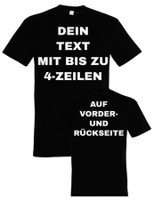 Herren T-Shirt bedrucken lassen Wunschtext personalisiert Geschenk Männer Fun