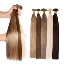 Keratin Bonding Hair Extensions Echthaar Haarverlängerung  1 Gramm pro Strähne