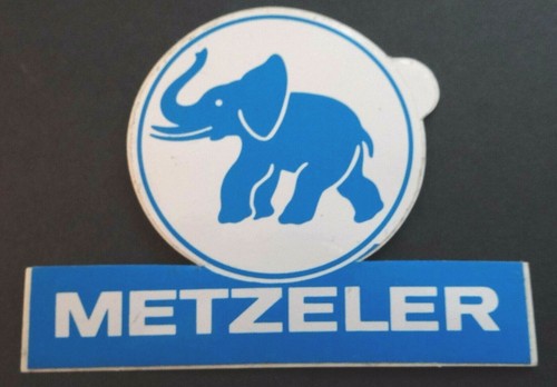 Werbe aufkleber metzeler logo - metzeler,
