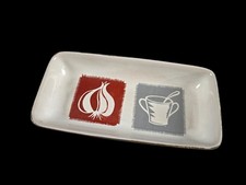 Mid Century Gallo Keramik Schale - Copenhagen Teak - 10x20 cm - 1950er