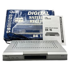 Skymaster DX 15 Digital Satellite Receiver Satelliten Empfänger Silber Fernsehen