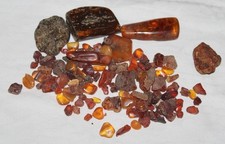 Posten verschiedener Bernstein für Bastler - 90g (1)