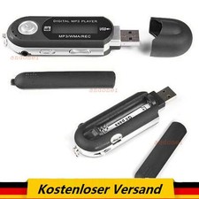 8 GB MP3 USB Music Player mit LCD Bildschirm FM Radio Voice Recorder Schwarz DE