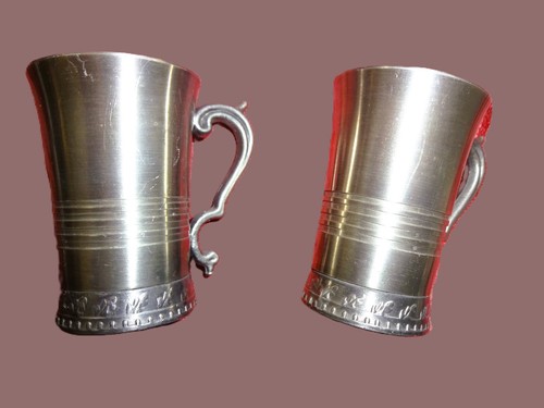 Zinnbecher 2x - 60`er,