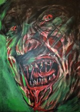 Acrylgemälde freddy krueger - freddy,