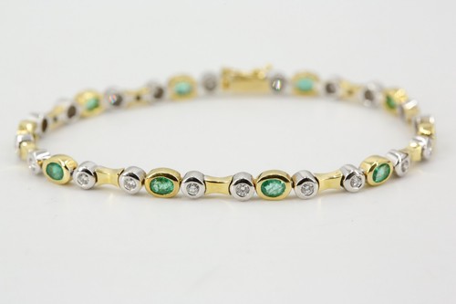 Brillant armband gold - brillant,