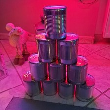 Konservendosen leer, 10 Stück für basteln,Hochzeit,Dosenwerfen usw. ca. 11x7,5cm