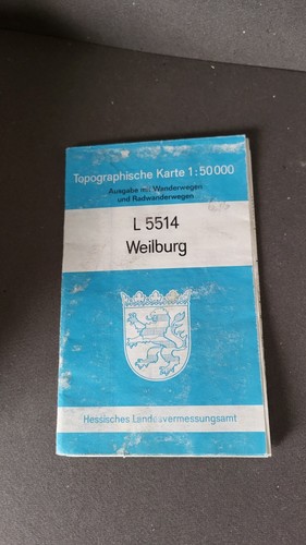 Weilburg topographische karte - topographische,