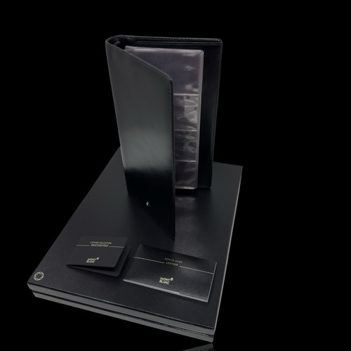 Montblanc leder mappe 80cc - mappe,
