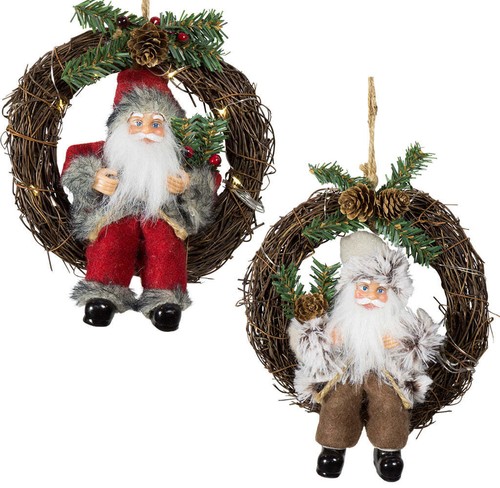 Deko weihnachtsmann 2er - im,