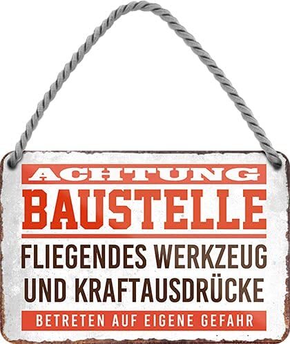 Blechschild lustiger spruch - lustiger,