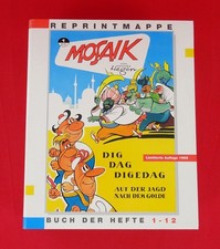 MOSAIK Reprintmappe Hefte 1 - 12 Top 1A Hannes Hegen Digedag 1992