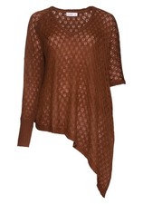 sheego Pullover In Poncho-Form