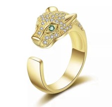 Ring Panther Gold Goldfarben