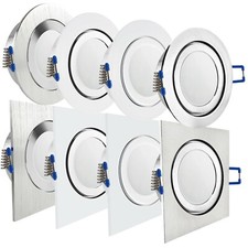 LED Einbaustrahler 230V GU10 Spot Feuchtraum Bad Deckenspots Einbauleuchte IP44