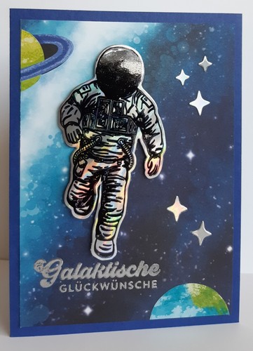 Grußkarte galaktische - grußkarte, "galaktische