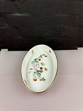 Royal Worcester Erdbeermesse Oval Röst Servierschale 31,5 cm x 18 cm