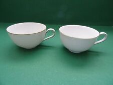 Heinrich Anmut Kaffeetasse  Weiß mit Goldrand D 9,8, H 5,5   190 ml 2 Stück