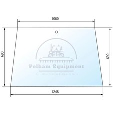 520436 Clear Windscreen Glass