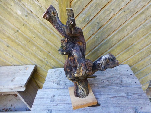 Stele skulptur holz naturholz - skulptur,