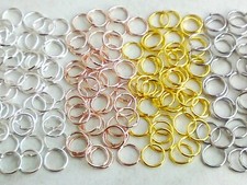 Biegeringe Ösen Binderinge Ø 6mm Verbinder Verbindungsringe Schmuck Basteln