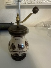 Vintage Kaffeemühle Keramik