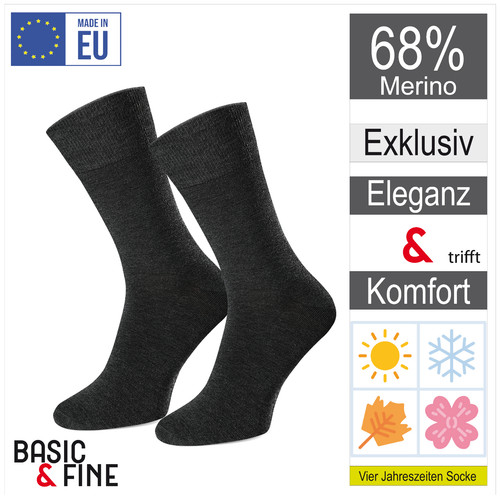 Paar socken merino - 3,
