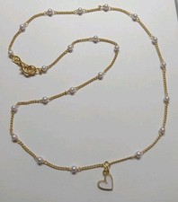 Damen Halskette Choker Perlen