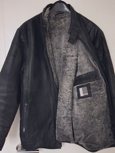 Lederjacke mit fell henry - mit, fell,henry