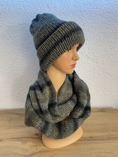 Schal - Mütze - Beanie Set - Selbstgestrickt - Handarbeit