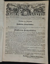 Illustrirte Kreuzer-Blätter (Kreuzerblätter) 2.Semester 1849 Stuttgart Zeitung