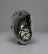 Scheinwerfer Eierlampe Chrom Für NSU Ur-QUICKLY Solex Moped / OK Tacho Vorkrieg