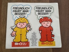 2 Aufkleber/Sticker aus den