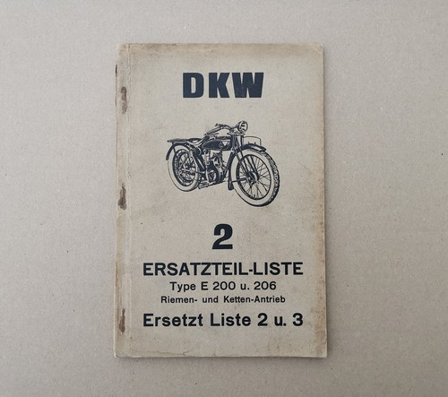 Dkw e200 e206 ersatzteil liste - dkw,