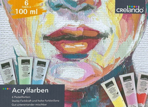 Acrylfarben set 6x100ml - acrylfarben,