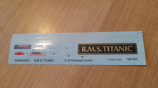 Revell Decall 05498 R.M.S. Titanic nicht vollständig...