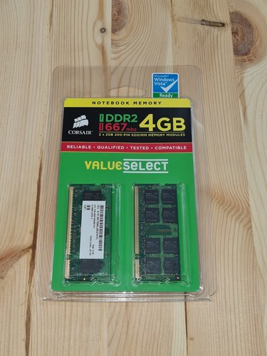 Notebook memory ddr2 2x2gb - memory,