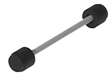 Eheim Achse mit Tüllen für