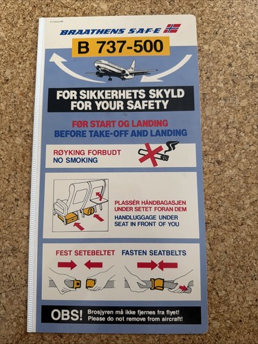 Braathens safe b737 500 - braathens, b737-500