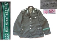 DDR NVA Grenztruppen Feldwebel Uniform Jacke sg52-1 East german Border troops
