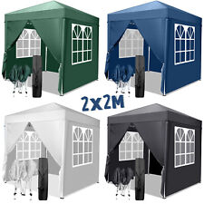 NEU 2x2m Faltpavillon mit 4 Seitenpaneele Festzelt  Partyzelt Markise Pavillon