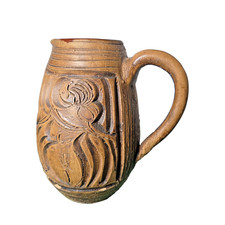 Krug Tasse Bierkrug Vase Braun