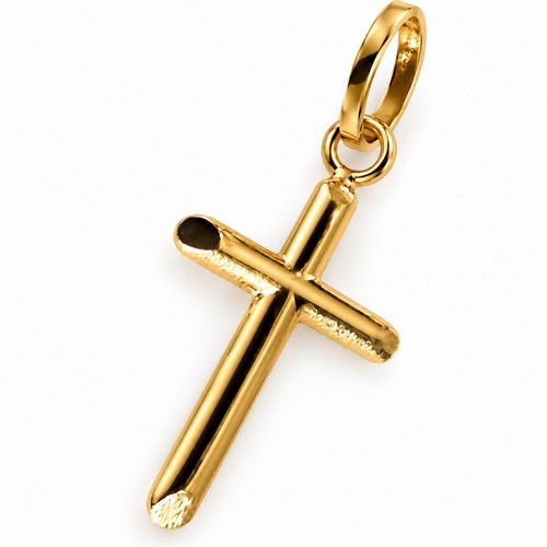 18k massiver gold kreuz - massiver,