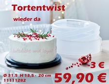 Tupperware Tortentwist Torten Kuchen Behälter Höhenverstellbar