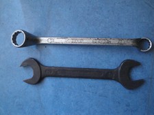 Ringschlüssel 32/27 u. Maulschlüssel 36/41 für Trabant Bremstrommel Bremsbacken