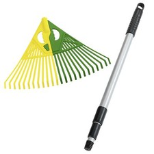 MAXIMEX Laub Rechen 3in1 mit